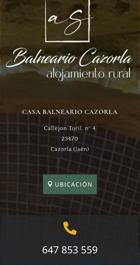 Вилла Casa Balneario Казорла Экстерьер фото